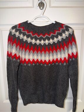 ✨ Lucky Brand Fair Isle Sweater | Cozy Nordic Knit Crewneck